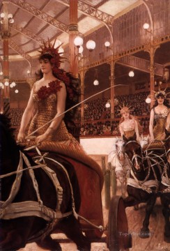The Ladies of the Cars James Jacques Joseph Tissot Oil Paintings